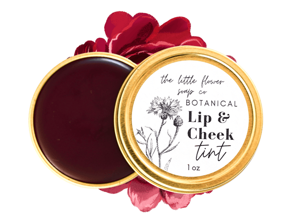 Lip and Cheek Tint - Natural blush and lip stain - Little Flower Soap Co