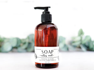 Liquid Hand Soap - Citrus Mint - Little Flower Soap Co