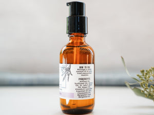 Massage Oil with Arnica - Tranquility - Lavender & Chamomile - Little Flower Soap Co