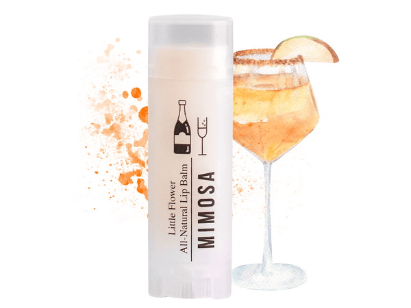 Mimosa Lip Balm - Happy Hour Cocktail Lip Balm - Little Flower Soap Co