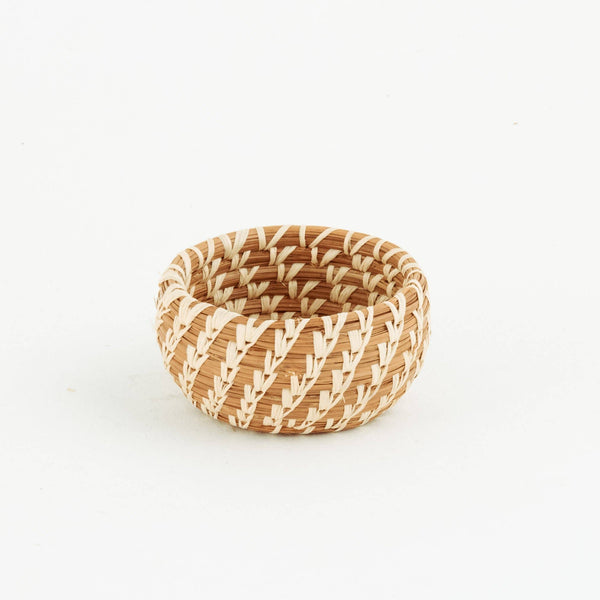 Miniature Pine Needle Bowl Basket - Little Flower Soap Co