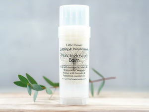 Muscle Rescue Balm 2.5oz. Twist Tube - Little Flower Soap Co