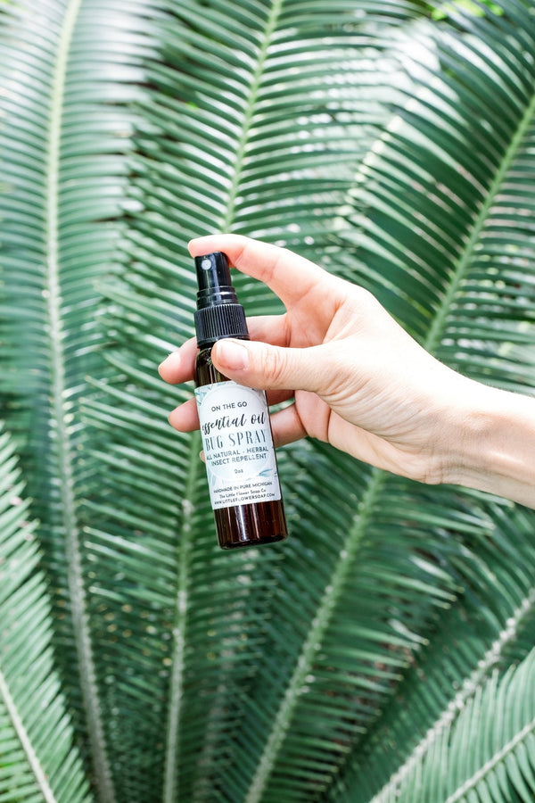 Natural Bug Spray 2oz - Essential Oil Insect Repellent - Little Flower Soap Co