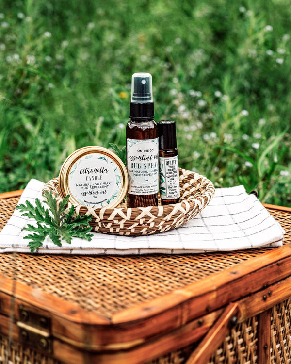 Natural Bug Spray 2oz - Essential Oil Insect Repellent - Little Flower Soap Co