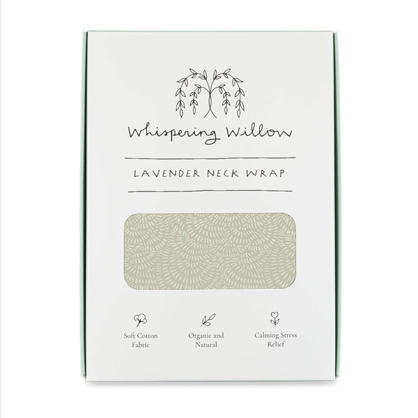 Neck Wrap, Lavender - Fern - Aromatherapy - Heated or Cooled - Little Flower Soap Cocooling neck wraphome spa day kithome spa giftSpa Accessories
