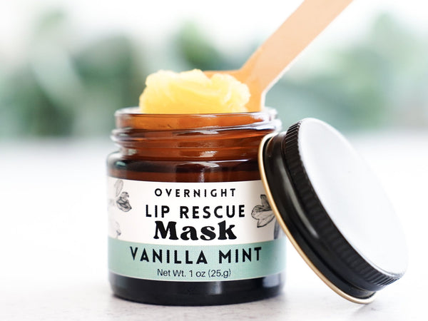 Overnight Lip Rescue Mask - Mango - Little Flower Soap Co