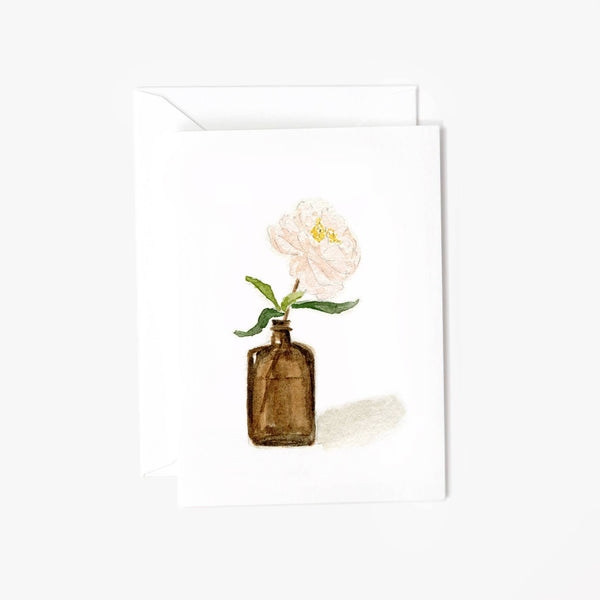 Peony Mini Notecard - Little Flower Soap Co
