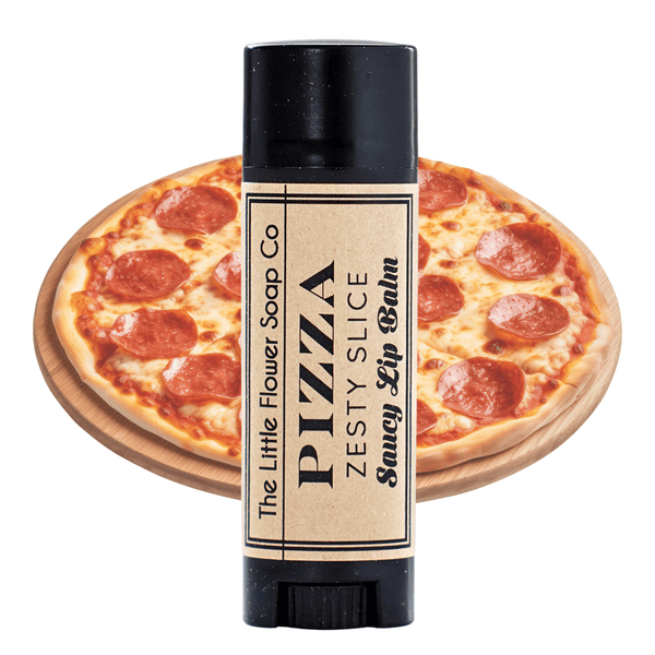 Pizza Lip Balm - Mens Chapstick - Little Flower Soap Co
