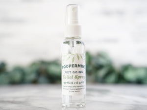 Poopermint Funny Punny Potty Spray - 2oz - Little Flower Soap Co