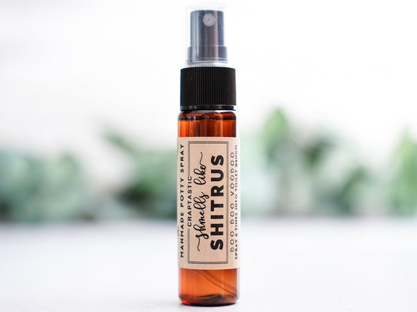 Potty Spray - Shitrus - Funny Stocking Stuffer - Little Flower Soap Co