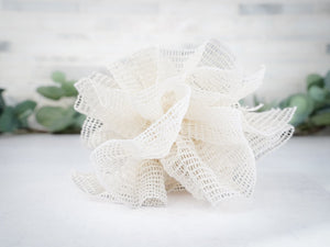 Shower Pouf | Ramie Exfoliating Sponge - Little Flower Soap Co
