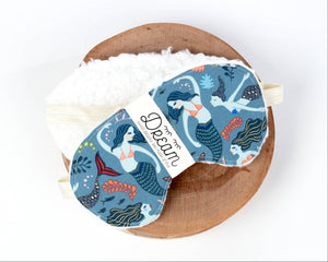 Mermaid blue ocean sea theme sleep eye mask 