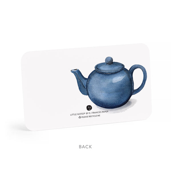 Spot Of Tea Little Notes - Little Flower Soap Coblank cardcardgreeting cardGreeting Card