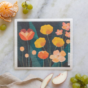 Swedish Dishcloth - Poppy Fields - Little Flower Soap Co