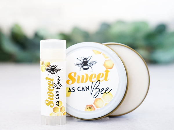 Sweet as Can Bee baby shower favors or pregnancy announcement - Little Flower Soap Co