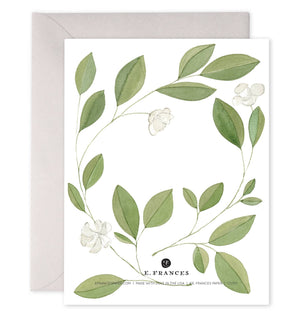 Sympathy Condolence Greeting Card - Magnolia - Little Flower Soap Co