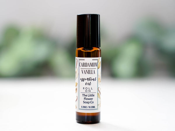 Vanilla Cardamom Roll On Perfume - Little Flower Soap Coessential oilsnatural fragranceroll on perfumeEssential Oils