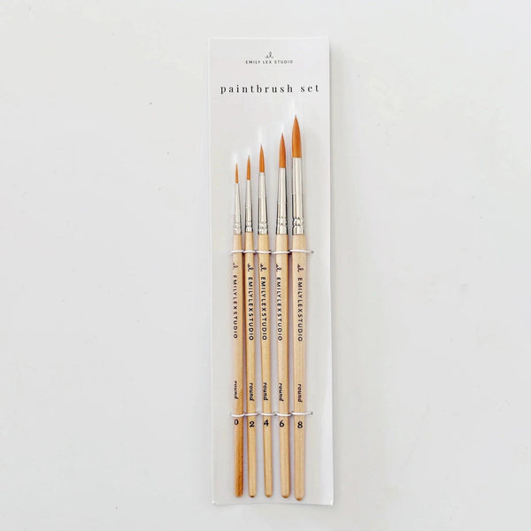 Watercolor paintbrush set - Little Flower Soap Coartbrushemily lexart supplies