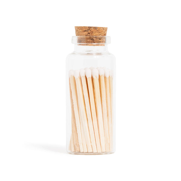 White Matches in Medium Corked Vial - Little Flower Soap Codecormatchmatchesmatches