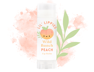 Wild Bunch Peach Lip Balm - Lil' Lippies Kids - Little Flower Soap Co
