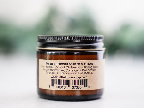Wildwood Natural Deodorant - natural ingredients no aluminum - Little Flower Soap Co