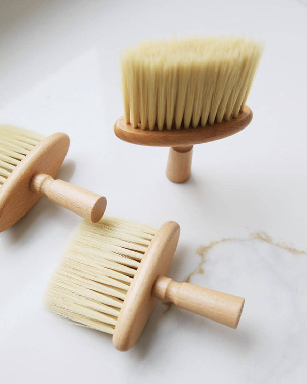 Wooden Barber and Home Cleaning Brush - Little Flower Soap Co
