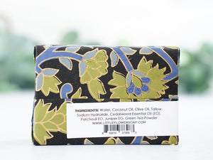 Woodsman - Large Bar Soap 6oz - Little Flower Soap Co