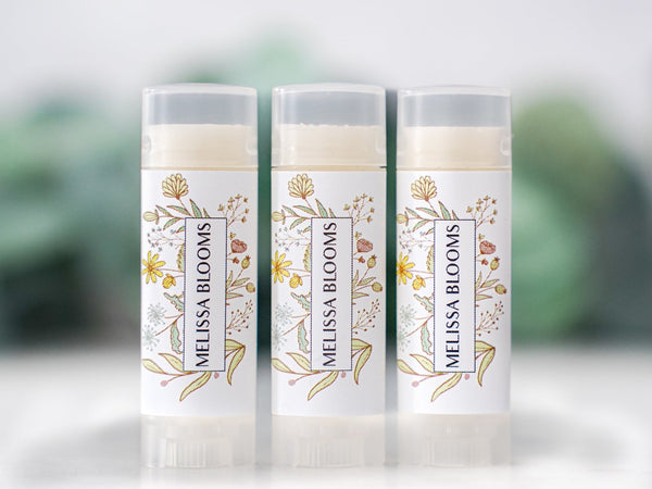 Your Logo Custom Label Lip Balm - Case of 10 - Little Flower Soap CoLip Balm