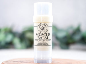 Your Logo Muscle Rescue Balm Stick - Pack of 10 - Little Flower Soap CoCustom LabelCustom LogocustomizableSelf Care