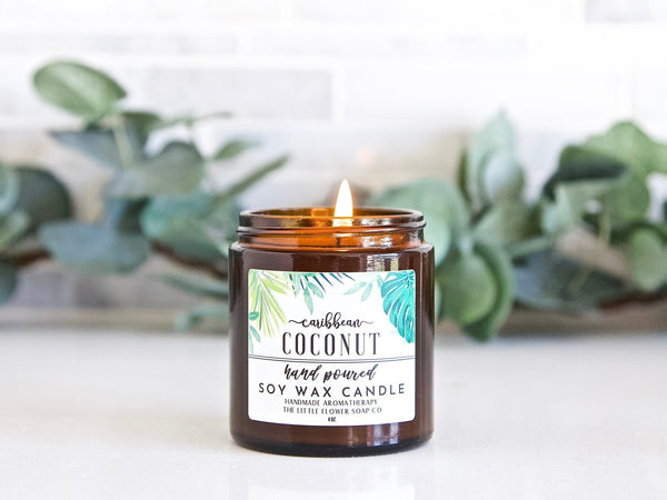 Apple Harvest Hand Poured Candle - Little Flower Soap Co