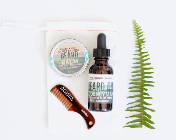 Beard Care Kit - Beard Care Set - Little Flower Soap Co