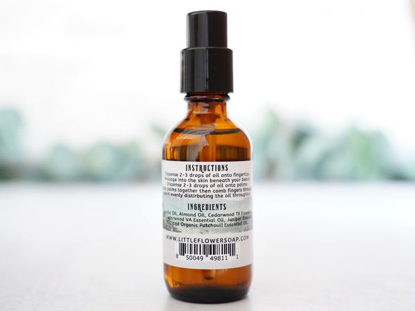 Beard Oil - Wildwood - Little Flower Soap Co