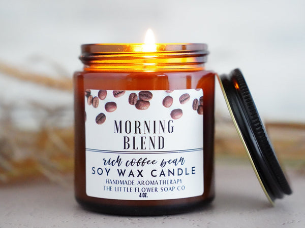 Citronella Hand Poured Candle - Little Flower Soap Co