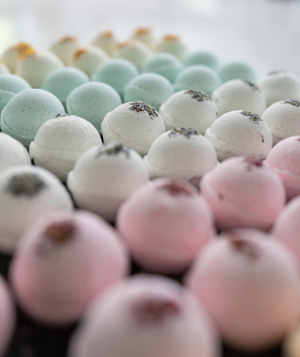 Essential Oil Bath Bombs - Gift Box of 5 - Little Flower Soap Co