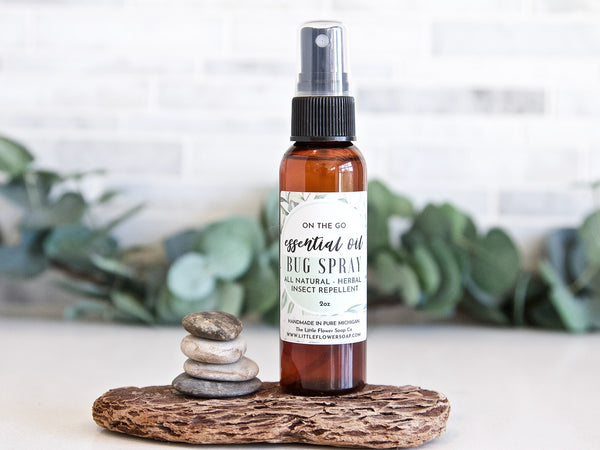 Natural Bug Spray - Essential Oil Insect Repellent - Little Flower Soap Co