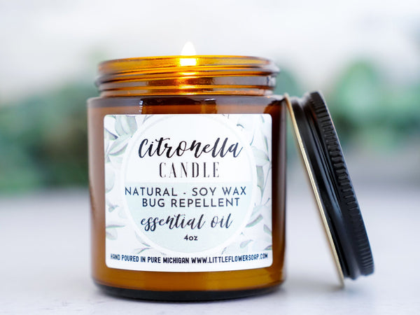 Noble Fir Hand Poured Candle - Little Flower Soap Co