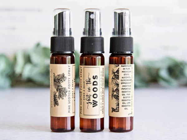 Potty Spray - Funny Gifts for Friends - Boyfriend - Dad - Little Flower Soap Co