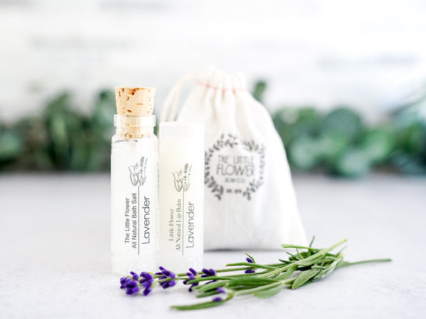 Pregnancy Care Package - Natural Spa Gift and Pamper Yourself onesie - Little Flower Soap Co