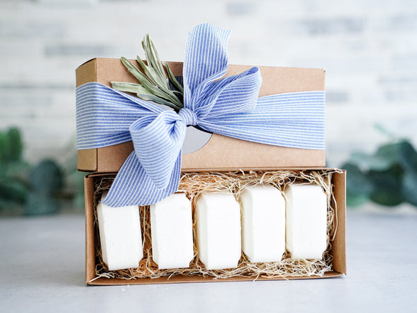 Shower Steamers Menthol Peppermint Essential Oil Gift set of 5 - Little Flower Soap Co