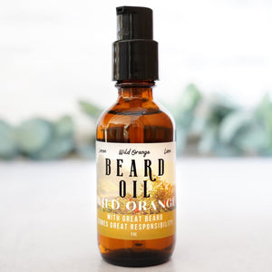 Wild Orange Beard Oil - 2oz - Little Flower Soap Co